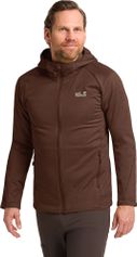 Jack Wolfskin Peak District Hooded Full Zip M Herren Midlayer für Outdoor Aktivitäten