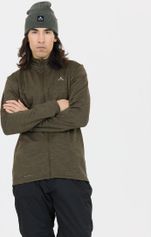 Whistler Kalle M Waffle Full Zipper Midlayer Midlayer für Outdoor Aktivitäten