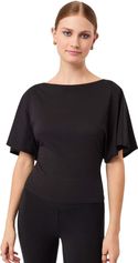 Mandala Back Bow Tee Damen Laufshirt