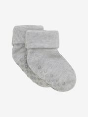 Minymo Baby rib Sock w. ABS (2-pack) Kinder Sportsocken
