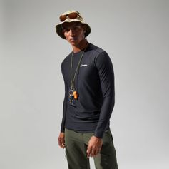 Berghaus 24/7 Long Sleeve T-Shirt für Herren - Schwarz Herren Sportunterwäsche