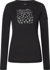 Super.Natural W Free Ski Tickets LS Damen Midlayer für Freeski oder Skitouren