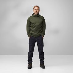 Fjällräven Abisko Grid Fleece Hoodie M Herren Midlayer für Freeski oder Skitouren