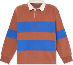 Timberland Mens Long Sleeve Rugby Polo LB Sweatshirt