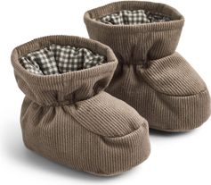 Wheat Puffer Baby Booties Fuffa