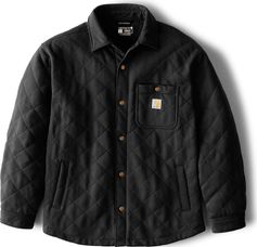 Carhartt Rain Defender Loose Fit Heavyweight Quilted Snap Front Shirt Jac Herrenhemd für Outdoor Aktivitäten