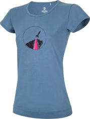 Ocun Classic T Organic Women Rainbow Rocket Damen T-Shirt für sämtliche Outdoor Aktivitäten