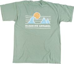 Bleubird Sage Horizon Tee Unisex T-Shirt für sämtliche Outdoor Aktivitäten