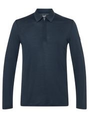 Super.Natural M Zip Polo LS Herrenhemd für Outdoor Aktivitäten