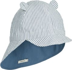 Liewood Gorm Reversible Seersucker Sun Hat w Ears