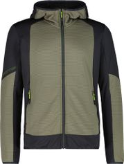 CMP MAN Fleece Jacket FIX Hood Herren Freizeitjacke