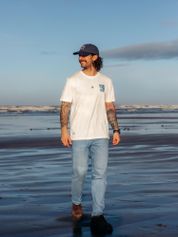 Bleubird Waypoint Tee - White Unisex T-Shirt für sämtliche Outdoor Aktivitäten