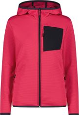 CMP Woman Fleece Jacket FIX Hood Damen Midlayer für Freeski oder Skitouren