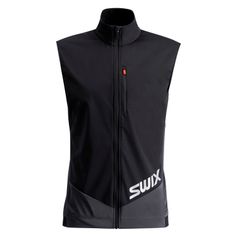 Swix Quantum Windstopper Vest M, jet Black, L Unisex Langlaufweste