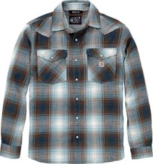 Carhartt Montana Bozeman Relaxed LS Plaid Shirt Herrenhemd für Outdoor Aktivitäten