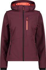 CMP Woman Jacket Zip Hood With Detachable Sleeves Damen Freizeitjacke