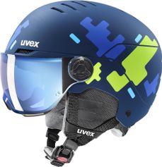 Uvex Rocket jr Visor Kinder Skihelm