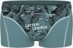 Ein schöner Fleck Erde Boxershorts Lattengebirge Schiefergrau