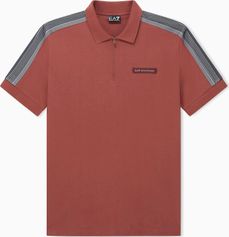 EA7 Train Logo Series M Polo 7 Lines - Train Logo Series M Polo 7 Lines Herren Poloshirt