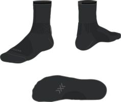 X-Socks Run Discover Crew Unisex Sportsocken