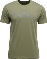 Black Diamond M Mini Stacked SS Tee Unisex T-Shirt für sämtliche Outdoor Aktivitäten