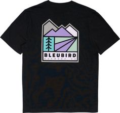 Bleubird Serra Tee - Black Unisex T-Shirt für sämtliche Outdoor Aktivitäten