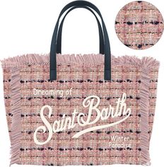 MC2 Saint Barth Colette Tweed N Hand Bag With Strap