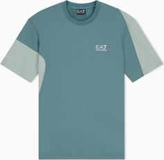 EA7 Tennis Pro M Tee Colourblock PA ST - Tennis Pro M Tee Colourblock PA ST Herren T-Shirt für sämtliche Outdoor Aktivitäten