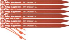 Big Agnes Dirt Dagger UL 7.5” Tent Stakes: Pack of 6
