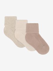Minymo Baby Sock rib (3 Pack) Kinder Sportsocken