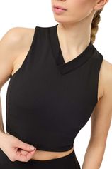 Mandala Cropped V-neck Damen Laufshirt