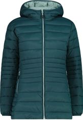 CMP Woman Padded Long Jacket FIX Hood Damen Freizeitjacke