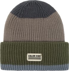 Color Kids Beanie W. Wool & Contrast 742987