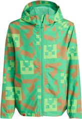 adidas Terrex Adidas Minecraft Terrex 2 Layer Climaproof Regenjacke Kinder Hardshelljacke