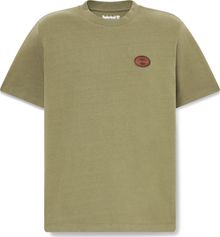 Timberland Mens Leather Badge HW Short Sleeve Tee Herren T-Shirt für sämtliche Outdoor Aktivitäten