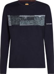 Icebreaker Men Mer 200 Oasis Long Sleeve Crewe Elevation Lin Herren Funktionswäsche