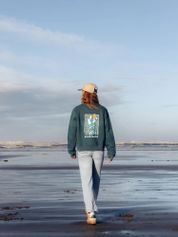Bleubird Trailhead Womens Crew - Marine