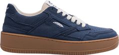 MoEa Origin Full Blue Suede-mushroom Unisex Freizeitschuhe