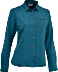 MAUL Sport Hochalm 4XT-SP - 1/1 Bluse uni el.-IS Damenhemd für Outdoor Aktivitäten