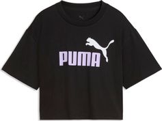 Puma Essentials 2 Color No 1 Logo Short Length Tee G Mädchen T-Shirt für sämtliche Outdoor Aktivitäten