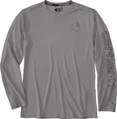 Carhartt Force Sun Defender Relaxed LS Logo T-shirt Unisex Longsleeve für Freizeit und Outdooraktivitäten