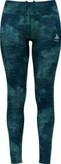 Odlo Tights Zeroweight Print Reflective Damen Lauf- & Trainingshose