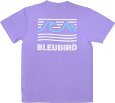 Bleubird Violet Tides Tee Unisex T-Shirt für sämtliche Outdoor Aktivitäten