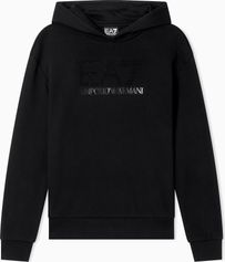 EA7 Train Logo Series W Hoodie RN Fancy Strass - Train Logo Series W Hoodie RN Fancy Strass