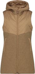 CMP Woman Vest Long FIX Hood