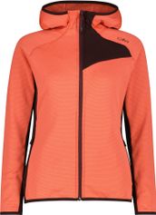 CMP Woman Fleece Fleece Jacket FIX Hood Damen Midlayer für Outdoor Aktivitäten