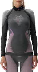 Uyn Woman Evolutyon Underwear Shirt Long Sleeve TURTLE Neck Melange Damen Langlaufunterwäsche