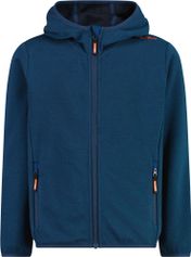 CMP KID Fleece Jacket FIX Hood Jungen Midlayer für Outdoor Aktivitäten