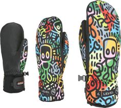 Level Vertigo Mitten Teen Unisex Skitouren- & Freeskihandschuhe