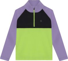 Color Kids Fleece Pulli Colorblock 742934 Kinder Midlayer für Outdoor Aktivitäten